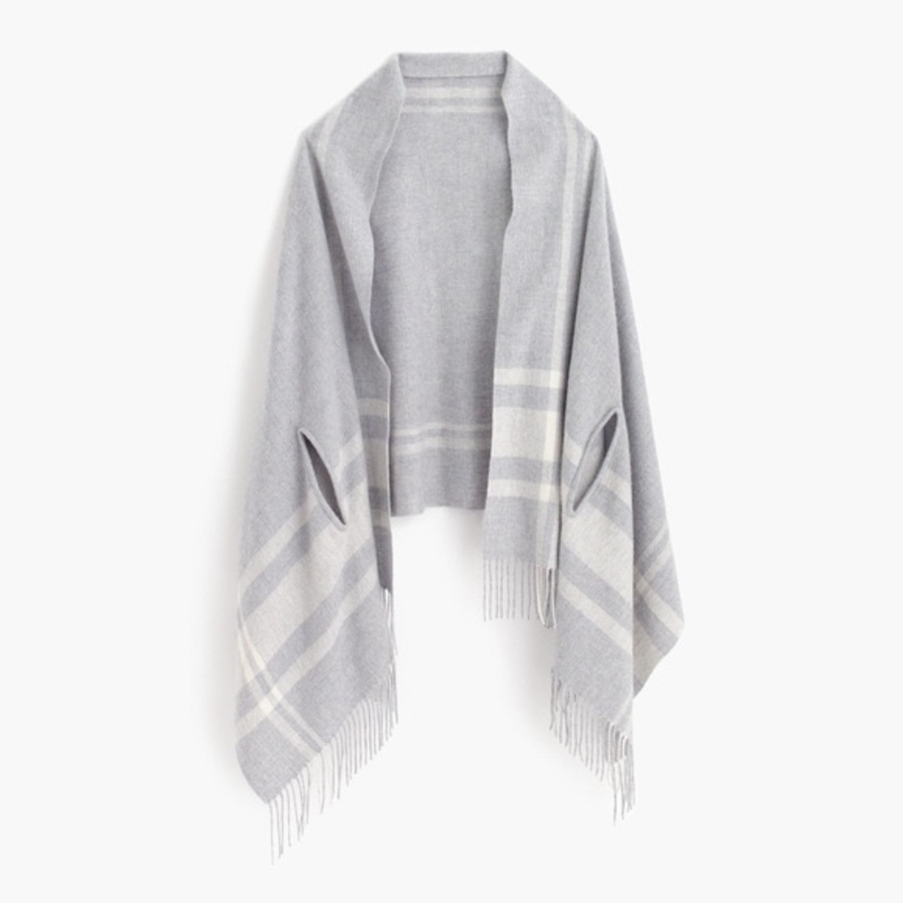J. Crew Plaid Cape Scarf